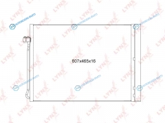 RC-0170 Радиатор кондиционера с осушителем
