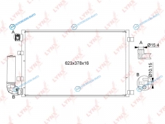 RC-0212 Радиатор кондиционера
