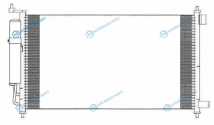 53419810 Радиатор кондиционера