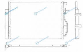50819801 Радиатор кондиционера
