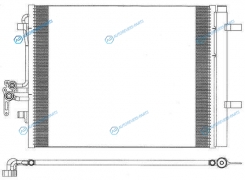 51619802 Радиатор кондиционера
