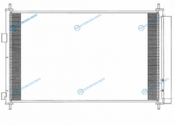 54619826 Радиатор кондиционера