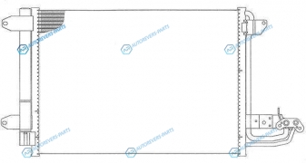 57619801 Радиатор кондиционера