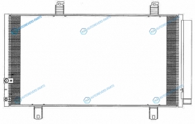54619827 Радиатор кондиционера