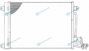 57619802 Радиатор кондиционера