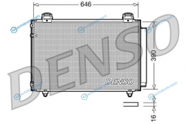 DCN50024 Радиатор кондиционера DENSO
