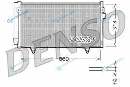 DCN36003 Радиатор кондиционера DENSO