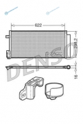 DCN13110 Радиатор кондиционера DENSO