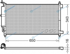 DCN46007 Радиатор кондиционера DENSO