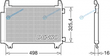 DCN50028 Радиатор кондиционера DENSO