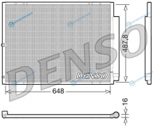 DCN51001 Радиатор кондиционера DENSO