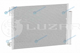 LRAC0978_радиатор кондиционера! с ресивером| Lada Vesta 15>| Renault Logan II 12>