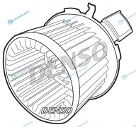 DEA21003 Вентилятор обдува салона DENSO