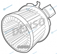 DEA21004 Вентилятор обдува салона DENSO