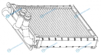 LRH 18N6_радиатор отопителя!| VW Tiguan 08>