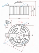 ST-79310-SEA-941 Мотор отопителя салона HONDA ACCORD 02-08 (RHD)
