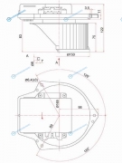 ST-27220-WD000 Мотор отопителя салона NISSAN ADWINGROAD 99-