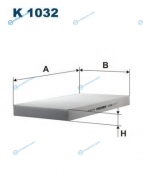 K1032 Фильтр салонный VW GROUP