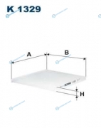 K1329 Фильтр салонный HYUNDAI