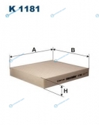 K1181 Фильтр салонный SUBARU