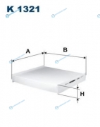 K1321 Фильтр салона
