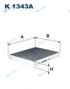 K1343A Фильтр салона угольный