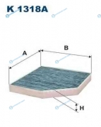 K1318A Фильтр салона угольный