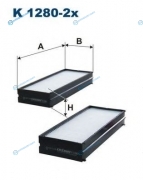 K1280-2X Фильтр салонный HYUNDAI