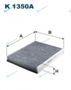 K1350A Фильтр салона угольный