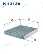 K1313A Фильтр салона угольный