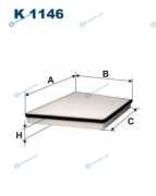 K1146 Фильтр салонный MERCEDES