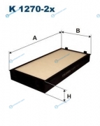 K1270-2X Фильтр салона стандарт