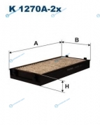 K1270A-2X Фильтр салона угольный