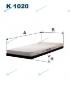 K1020 Фильтр салонный PEUGEOT
