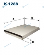 K1288 Фильтр салонный MERCEDES