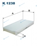 K1238 Фильтр салонный CITROEN