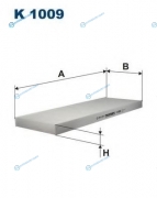 K1009 Фильтр салонный OPEL