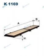 K1169 Фильтр салонный BMW