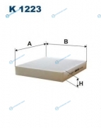 K1223 Фильтр салона