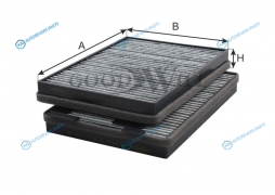 AG 174 2K CFC Фильтр салона угольный