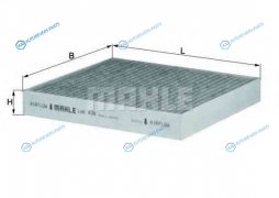 LAK 436 Фильтр салона угольный
