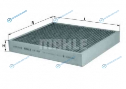 LAK 809 Фильтр салона угольный