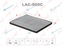 LAC-908C Фильтр салона угольный