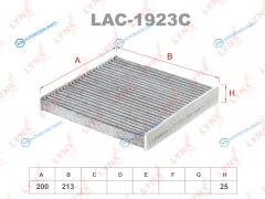 LAC-1923C Фильтр салона угольный