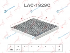 LAC-1929C Фильтр салона угольный