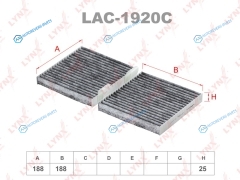 LAC-1920C Фильтр салона угольный