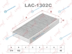 LAC-1302C Фильтр салона угольный