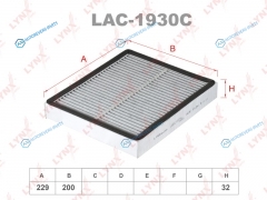 LAC-1930C Фильтр салона угольный