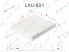 LAC-801 Фильтр салона