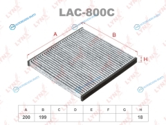 LAC-800C Фильтр салона угольный